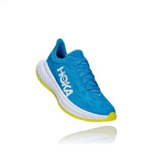 HOKA one one carbon x2 women’s NWOT Diva blue citrus colour